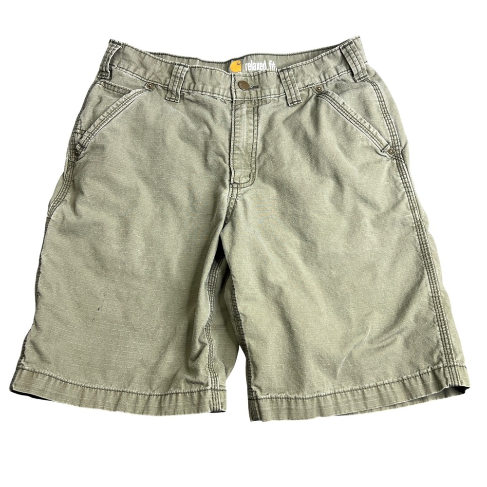 Carhartt Mens Relaxed Fit Ripstop Cargo Shorts Olive Green 31 100140